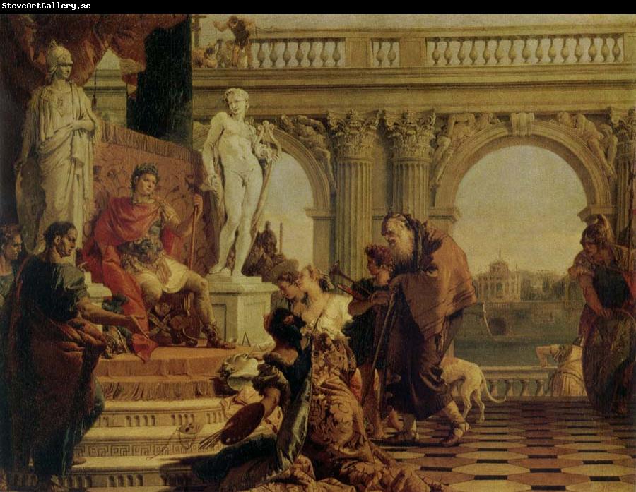 Giovanni Battista Tiepolo Maeccenas Presenting the Liberal Arts to Augustus